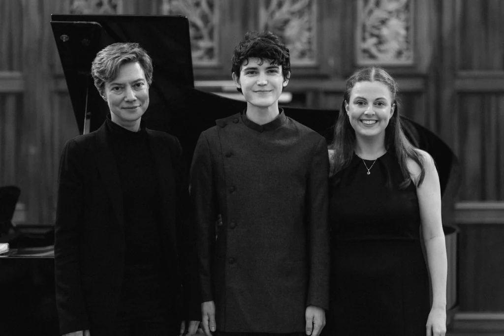 Gleb with fellow performers after a concert